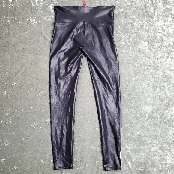 Spanx Faux Leather Side Stripe Legging - Picture 9 of 9
